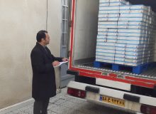 نظارت بر بارگیری پسماند های شیمیایی و دارویی در شهرستان ساوجبلاغ