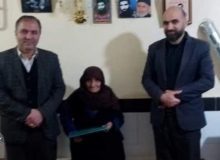دیدار فرمانده حوزه مرکزی بسیج مقاومت شهرستان طالقان با خانواده های شهدا و ایثارگر