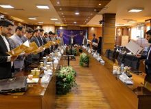آیین تحلیف ۱۰ نفر از کارآموزان قضایی دوره چهارم در استان البرز برگزار شد