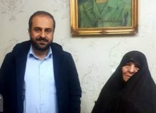 دیدار مدیرکل امور اجتماعی و فرهنگی استانداری البرز با مادر گرامی شهید والامقام «یدالله بهزادپور»