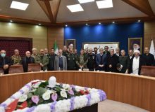 نشست صمیمی فرماندهان پیشکسوت سپاه، آجا و فراجای استان با استاندار البرز
