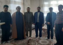 دیدار مسئولان شهرستان اشتهارد با جانباز سرافراز متوفی «غلامرضا نمکی»