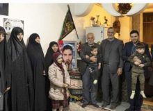 دیدار شهردار تهران با خانواده شهید مدافع امنیت «سید روح الله عجمیان»