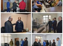 بازدید دکتر البرزی از بخشداری مرکزی