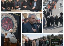 برگزاری عزاداری فاطمی در شهر هشتگرد