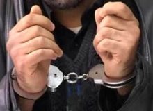 دستبند پلیس بر دستان جاعل چهارباغ