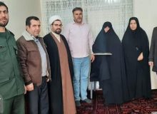 دیدار رئیس منابع طبیعی شهرستان اشتهارد با مادر گرامی شهید والامقام «محمدرضا فرجی»