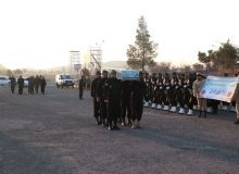 پیکر پاک شهید گمنام در لشگر ۲۳ تکاور ارتش جمهوری اسلامی تشییع شد