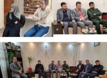مدیریت شهری مهستان به دیدار خانواده شهدا رفتند