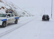 برف و لغزندگی راه های البرز/ رانندگان احتیاط کنند