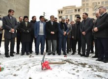 آئین کلنگ زنی ساخت مدرسه ۱۲ کلاسه نذر آرزوها در شهرستان فردیس