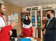 بازدید فرماندار اشتهارد از پایگاه امدادو نجات شهرک صنعتی کوثر و آماده باش نیروهای امدادی