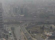 ماندگاری ذرات آلاینده هوا در البرز