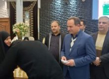 تجلیل و تکریم همسران و فرزندان شهدای شاغل در ادارت شهرستان چهارباغ
