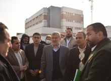 بررسی روند تکمیل بیمارستان شهید سردار قاسم سلیمانی فردیس با حضور استاندار البرز