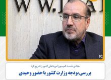 بررسی بودجه وزارت کشور با حضور وحیدی