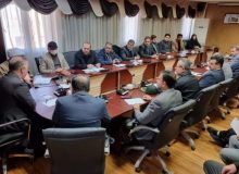 نشست کمیته برگزاری مراسمات دهه فجر در سالن جلسات فرمانداری شهرستان کرج