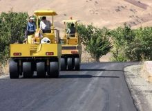 راه ارتباطی ۱۰ روستای محور کرج- چالوس آسفالت شد