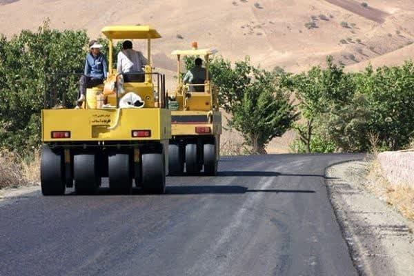 راه ارتباطی ۱۰ روستای محور کرج- چالوس آسفالت شد