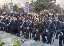 گلباران مزار شهدای امام زاده محمد ع کرج برگزار شد