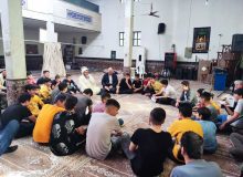 شرکت ۲ هزار دانش آموز در آیین معنوی اعتکاف