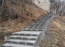عملیات پله گذاری در خط ۴ حصار اجرایی شد