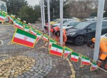 آذین‌بندی معابر منطقه ۹ به مناسبت ایام‌الله دهه مبارک فجر