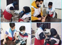 کارگاه آشنایی با « اصول کمک های اولیه – مبحث سنجش فشار خون در نظرآباد