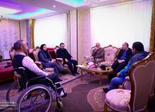 دیدار رئیس شورای اسلامی شهر و شهردار فردیس با تعدادی از جانبازان