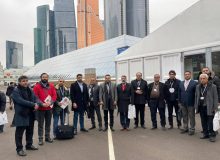 بازدید هیات تجاری اتاق تعاون البرز از نمایشگاه بین المللی مسکو