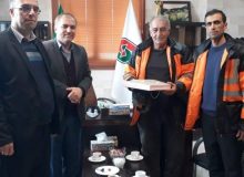 دیدار و تجلیل رئیس اداره پست شهرستان طالقان با جانباز والامقام «بهادر سلیمانی»