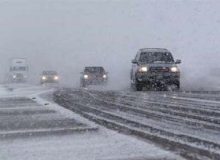 برف و بوران شدید در راه های البرز