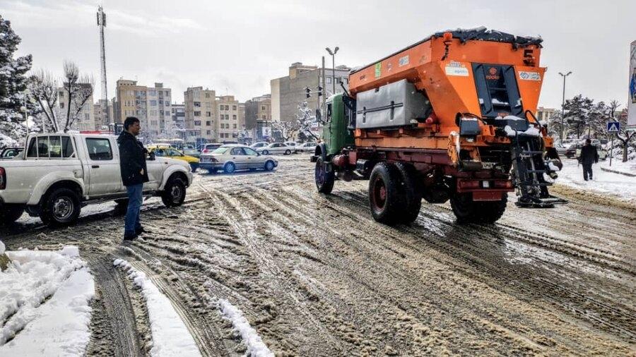 شهروندان در روزهای برفی از تردد غیر ضروری خودداری کنند