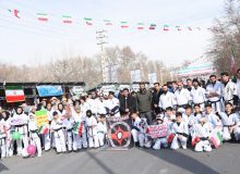 حضور پرشور جامعه ورزش و جوانان استان البرز در راهپیمایی ۲۲ بهمن
