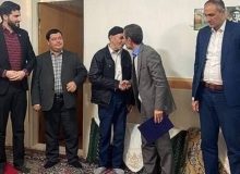 دیدار بخشدار مرکزی نظرآباد با جانبازان هشت سال دفاع مقدس