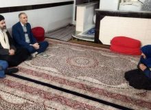 دیدار و تجلیل امام جمعه و فرماندار شهرستان نظرآباد با خانواده معظم شهید والامقام «غلامحسن صابری»