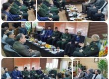 دیدار مسئولین شهرستان چهارباغ با سردار هداوند فرمانده جدید انتظامی استان البرز