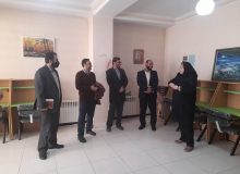 بازدید مشاور معاون توسعه کتابخانه‌ها و ترویج کتابخوانی نهاد کتابخانه ها از سالن های مطالعه البرز