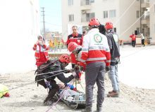 تمرین تخصصی زلزله و برپایی اردوگاه اسکان اضطراری در محمد شهر