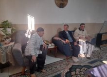 دیدار معاون استاندار با خانواده شهید نامنی
