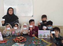 نوآموزان اشتهاردی مهمان کتابخانه شدند