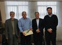 حضور مدیرکل آموزش و پرورش استان البرز در منزل جانباز سرافراز جدیدالاسلام