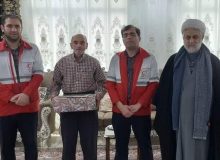 دیدار و تجلیل نماینده ولی فقیه در هلال احمر استان البرز با جانباز سرافراز دوران دفاع مقدس «علی اکبر خایف»