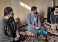 دیدار و تجلیل رئیس کمیته امداد امام خمینی(ره) شهرستان اشتهارد با جانباز سرافراز مدافع حرم «علیداد جعفری»