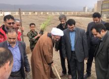 برگزاری مراسم گرامیداشت هفته منابع طبیعی و درختکاری در مصلای نماز جمعه شهرستان اشتهارد