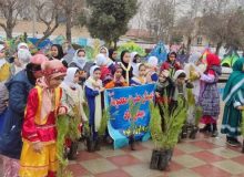 برگزاری جشن بادبادکهای خندان به مناسبت هفته منابع طبیعی در شهرستان چهارباغ