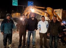 لوله گذاری گازرسانی به روستاهای جاده چالوس در ایستگاه آخر