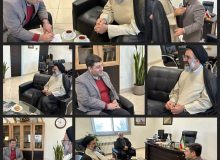 دیدار حجت الاسلام دکتر حسینی امام جمعه شهرستان فردیس با مدیر کل حفاظت محیط‌زیست البرز
