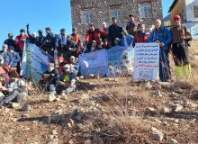 صعود کوهنوردان وزارت کشور به قله تفتان