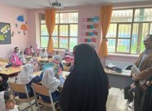 دیدار رئیس اداره بازرسی و ارزیابی عملکرد اداره کل بنیاد شهید از مدارس شاهد استان البرز